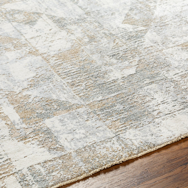 Brunswick BWK-2324 9' x 12'2" Machine Woven Rug BWK2324-9122  Cream, Light Slate, Blue, Olive, Seafoam, Taupe Surya