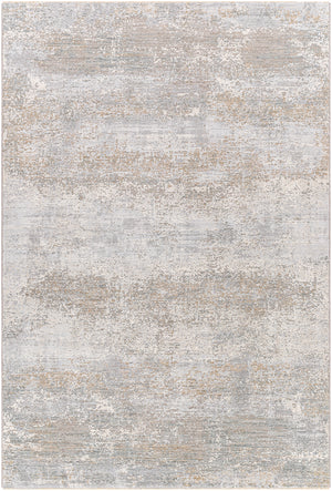 Brunswick BWK-2325 9' x 12'2" Machine Woven Rug BWK2325-9122  Cream, Light Slate, Taupe, Blue, Gray, Seafoam Surya