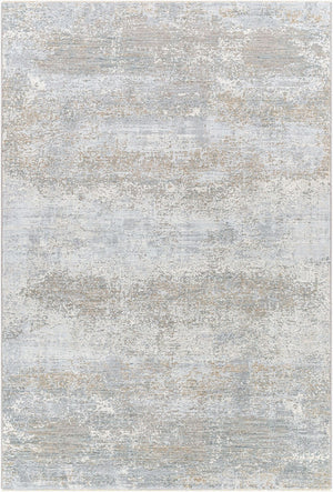 Livabliss Brunswick Machine Woven Area Rug Minimalist Pattern with Fringe for Living Rooms Cream, Light Sl 7'10" x 10'2" BWK2325-710103