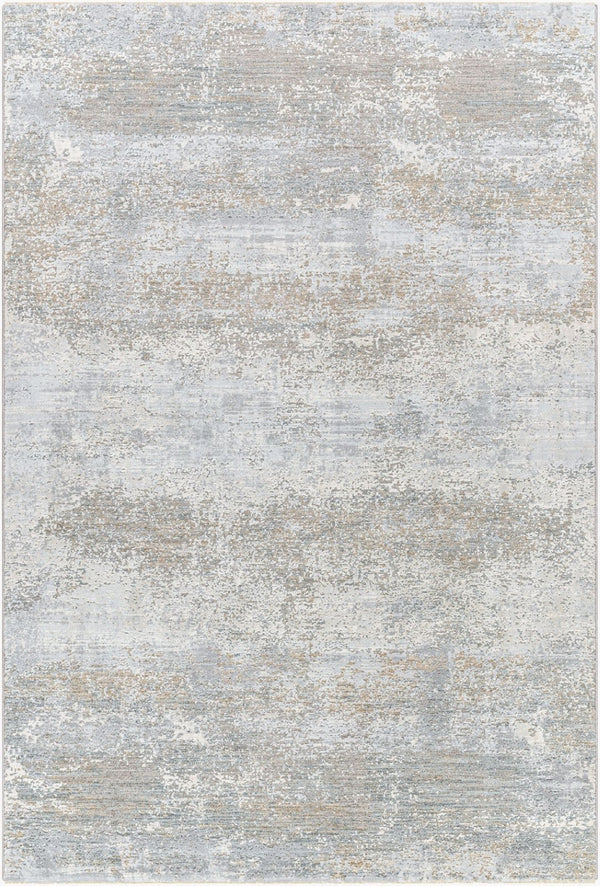 Livabliss Brunswick Machine Woven Area Rug Minimalist Pattern with Fringe for Living Rooms Cream, Light Sl 7'10" x 10'2" BWK2325-710103