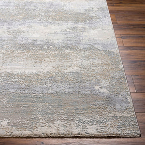 Livabliss Brunswick Geometric Machine Woven Area Rug with Fringe for Living or Dining Rooms Cream, Tan 5'3" x 5'3" BWK2326-53RD