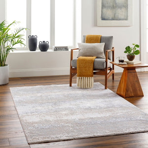 Livabliss Brunswick Geometric Machine Woven Area Rug with Fringe for Living or Dining Rooms Cream, Tan 9' x 12'2" BWK2326-9122