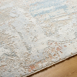 Brunswick BWK-2330 9' x 12'2" Machine Woven Rug BWK2330-9122  Blue, Taupe, Cream, Seafoam, Olive, Tan Surya