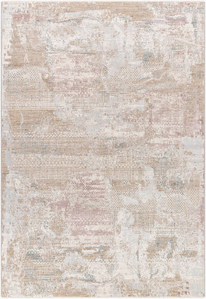 Livabliss Brunswick Geometric Fringe Area Rug Polypropylene Blend for Living and Dining Rooms Cream, Light Sl 9' x 12'2" BWK2331-9122