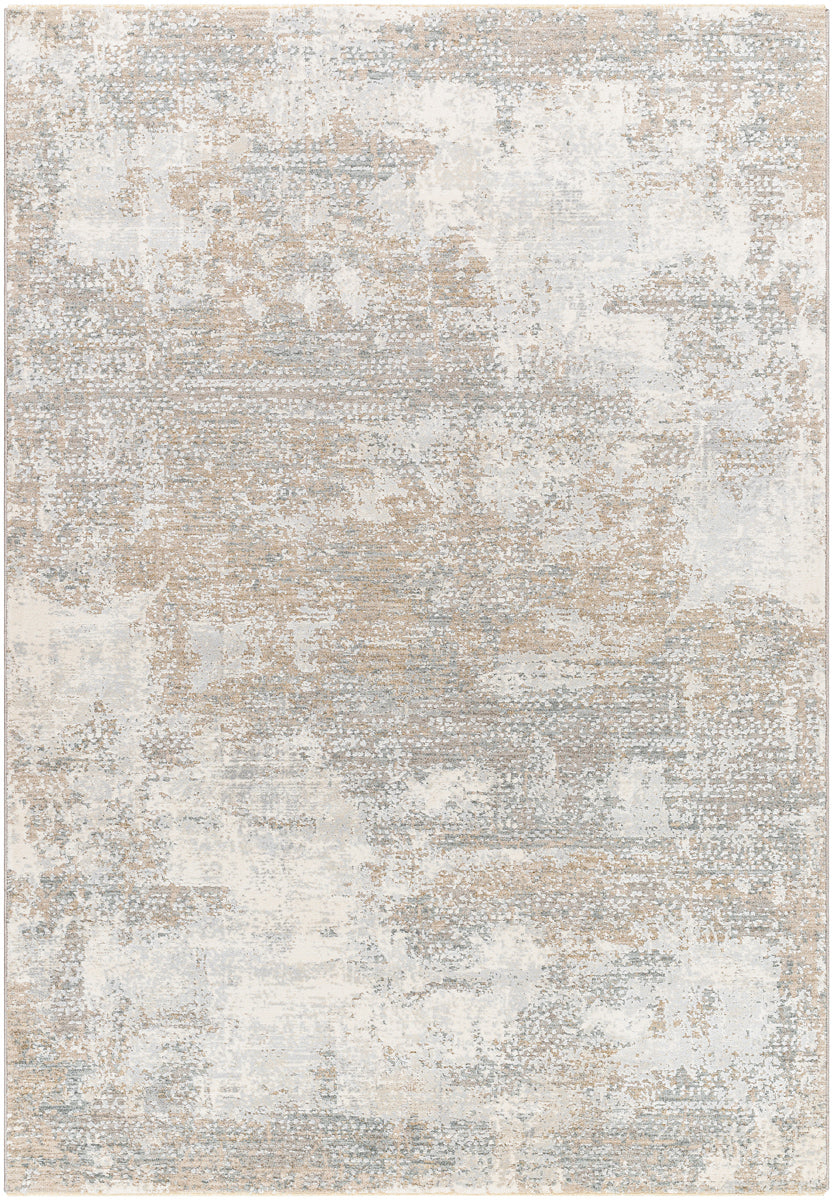 Brunswick BWK-2332 9' x 12'2" Machine Woven Rug BWK2332-9122  Cream, Tan, Taupe, Blue, Gray, Seafoam Surya