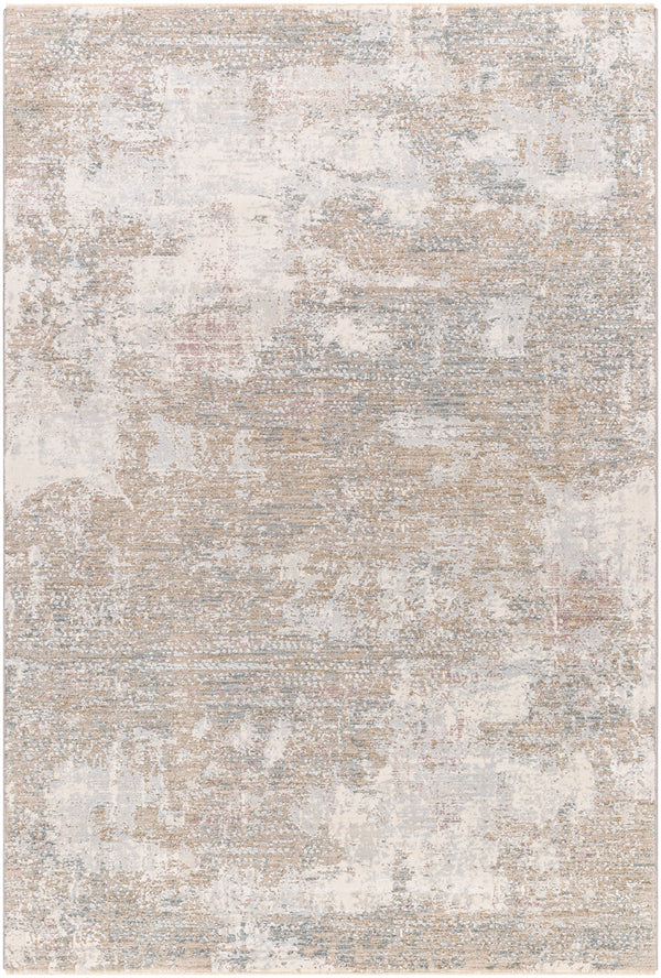 Brunswick BWK-2333 9' x 12'2" Machine Woven Rug BWK2333-9122  Cream, Tan, Blue, Taupe, Dusty Pink, Seafoam Surya