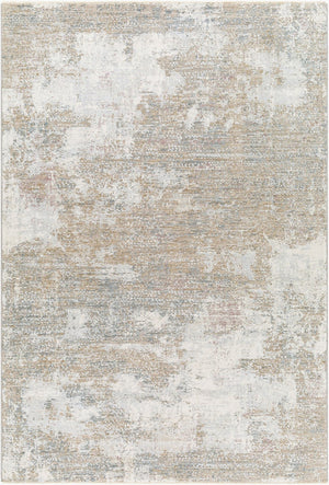Livabliss Brunswick Neutral Fringe Area Rug Polypropylene Blend Medium Pile Living Room Floor Cream, Tan 5' x 7'5" BWK2333-575