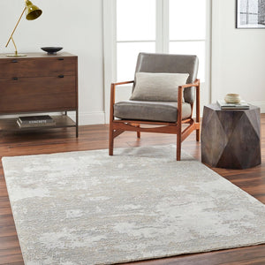 Livabliss Brunswick Neutral Fringe Area Rug Polypropylene Blend Medium Pile Living Room Floor Cream, Tan 5' x 7'5" BWK2333-575