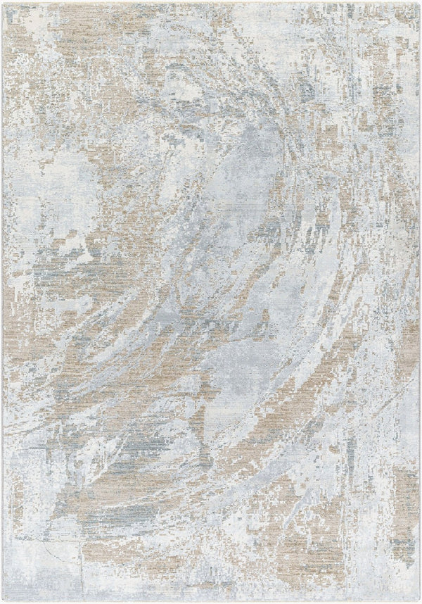 Livabliss Brunswick Machine Woven Area Rug Neutral Polypropylene Blend for Large Living Rooms Cream, Taupe 7'10" x 10'2" BWK2336-710103