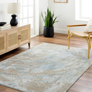 Livabliss Brunswick Bold Scale Machine Woven Polypropylene Area Rug for Large Living Spaces Cream, Tan 12' x 15' BWK2337-1215