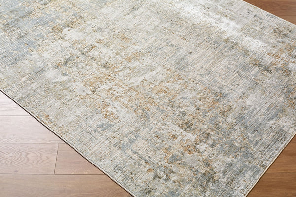Livabliss Brunswick Machine Woven Polypropylene Area Rug with Fringe for Living Dining Bedroom Light Gray, Cre 7'10" x 10'2" BWK2338-710103