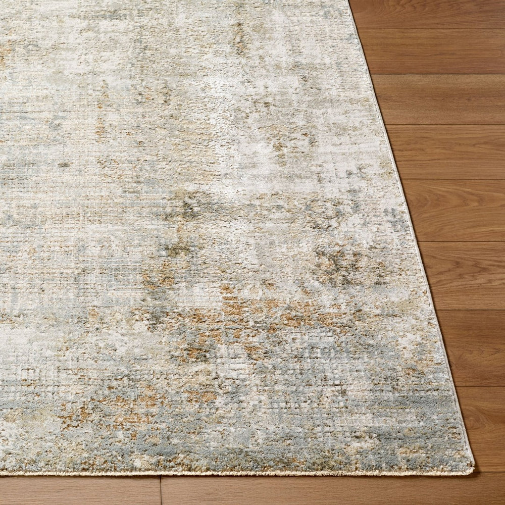 Livabliss Brunswick Machine Woven Polypropylene Area Rug with Fringe for Living Dining Bedroom Light Gray, Cre 7'10" x 10'2" BWK2338-710103