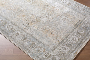 Livabliss Brunswick Geometric Fringe Area Rug Polypropylene Blend for Large Living Dining Rooms Cream, Medium B 10' x 13'11" BWK2340-1014