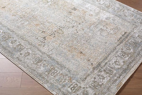Livabliss Brunswick Geometric Fringe Area Rug Polypropylene Blend for Large Living Dining Rooms Cream, Medium B 10' x 13'11" BWK2340-1014