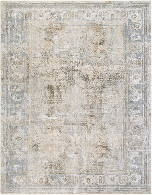 Livabliss Brunswick Geometric Fringe Area Rug Polypropylene Blend for Large Living Dining Rooms Cream, Medium B 10' x 13'11" BWK2340-1014