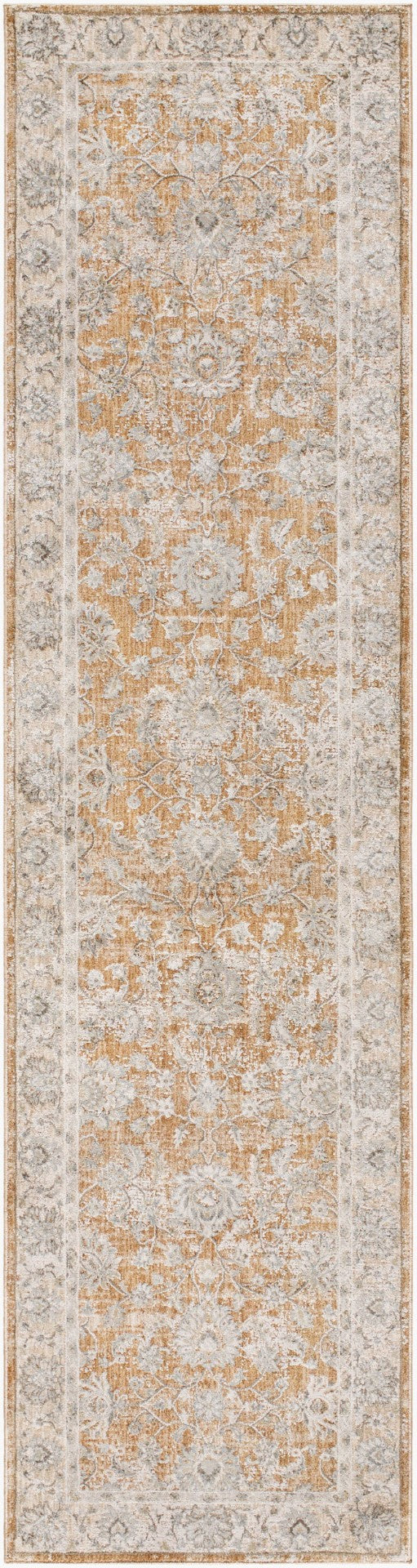 Livabliss Brunswick Bwk-2343 Large Area Rug Turkey Woven Polypropylene Fringe Living Room Light Brown, Cr 2'7" x 7'3" BWK2343-2773