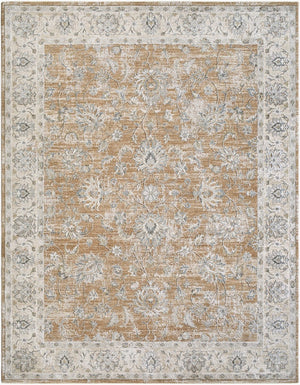 Livabliss Brunswick Bwk-2343 Large Area Rug Turkey Woven Polypropylene Fringe Living Room Light Brown, Cr 6'7" x 9'6" BWK2343-6796