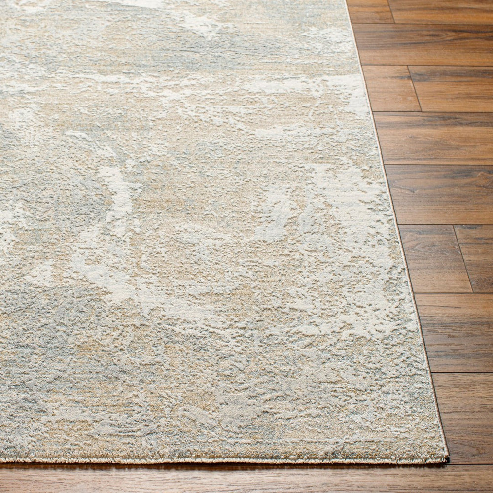 Livabliss Brunswick Traditional Fringe Area Rug Polypropylene Blend for Dining and Living Rooms Cream, Light Gr 2' x 2'11" BWK2345-23