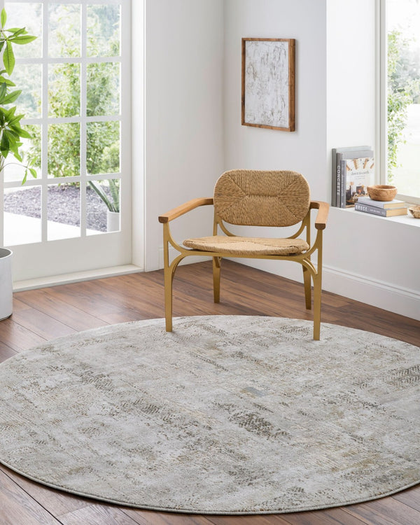 Livabliss Brunswick Fringe Border Area Rug Soft Polypropylene Blend for Living and Dining Rooms Light Gray, Cre 10' x 13'11" BWK2346-1014
