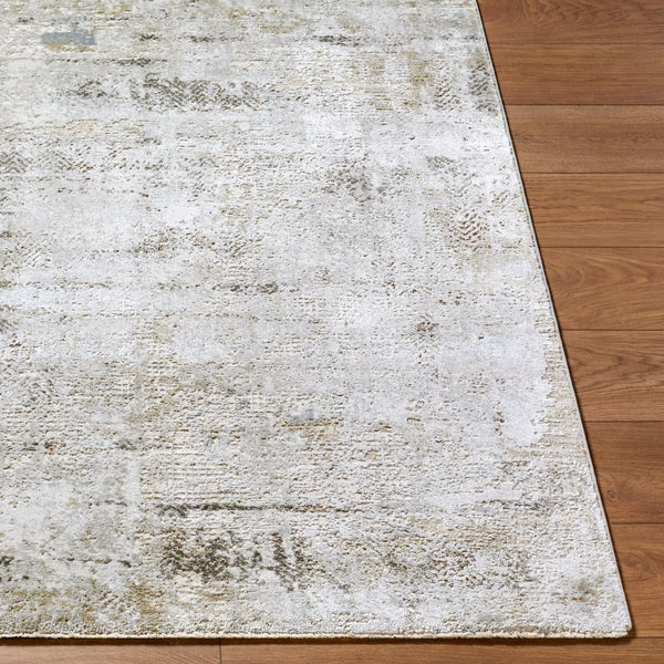 Livabliss Brunswick Fringe Border Area Rug Soft Polypropylene Blend for Living and Dining Rooms Light Gray, Cre 10' x 13'11" BWK2346-1014