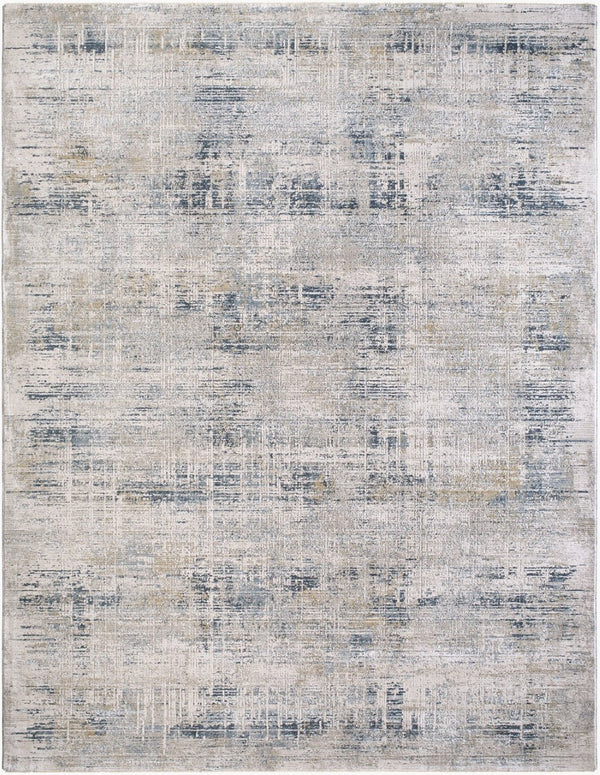 Livabliss Brunswick Machine Woven Polypropylene Area Rug with Fringe for Living Dining Rooms Cream, Light Gr 10' x 13'11" BWK2347-1014