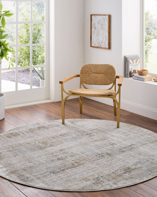Livabliss Brunswick Collection Fringed Area Rug Machine Woven Polypropylene for Living Rooms Cream, Light Gr 10' x 13'11" BWK2348-1014