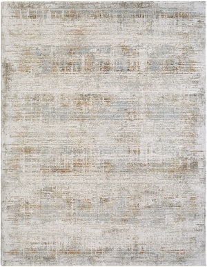 Brunswick BWK-2348 9' x 12'2" Machine Woven Rug BWK2348-9122  Cream, Light Gray, Medium Brown, Charcoal, Light Brown, Mustard Surya