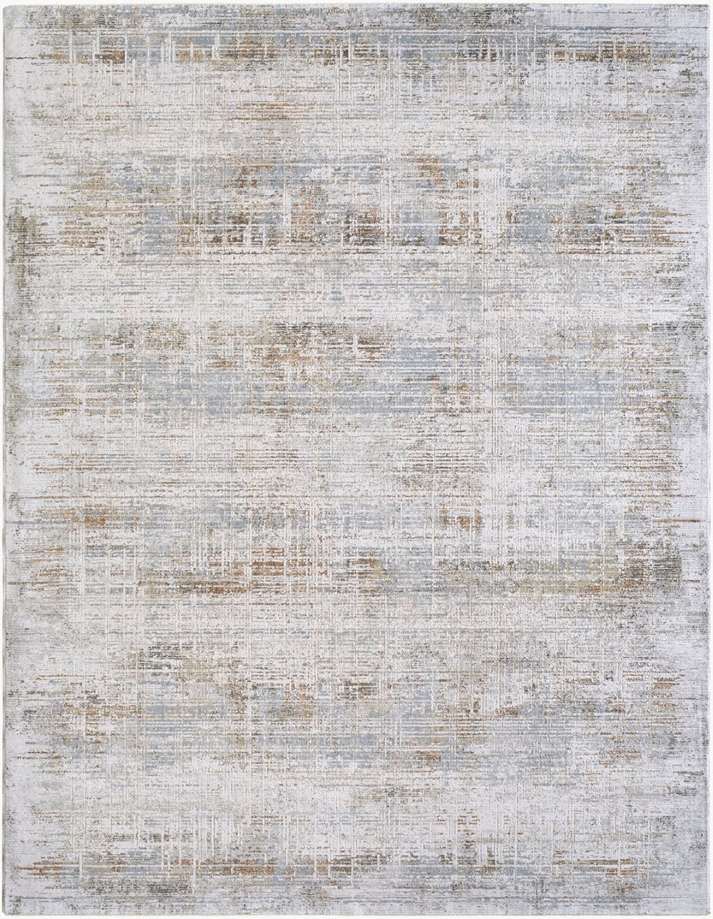 Livabliss Brunswick Collection Fringed Area Rug Machine Woven Polypropylene for Living Rooms Cream, Light Gr 10' x 13'11" BWK2348-1014