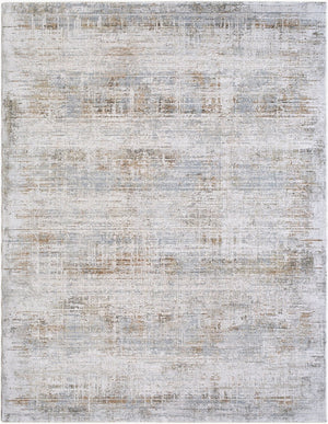 Livabliss Brunswick Collection Fringed Area Rug Machine Woven Polypropylene for Living Rooms Cream, Light Gr 10' x 13'11" BWK2348-1014