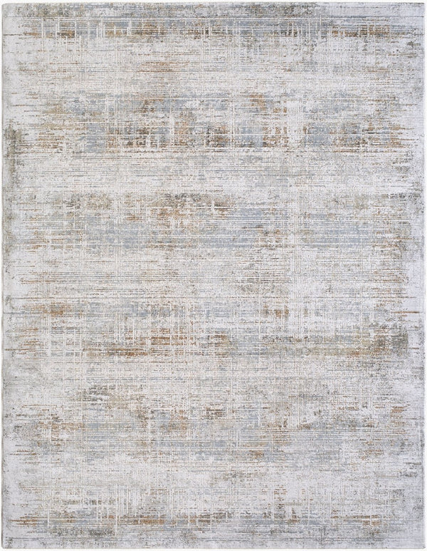 Livabliss Brunswick Collection Fringed Area Rug Machine Woven Polypropylene for Living Rooms Cream, Light Gr 10' x 13'11" BWK2348-1014