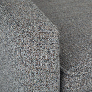 English Elm Parris Upholstered Bench with Tweed Fabric, High-Density Foam & Springs, Versatile Entryway Seat Gray B136P159229