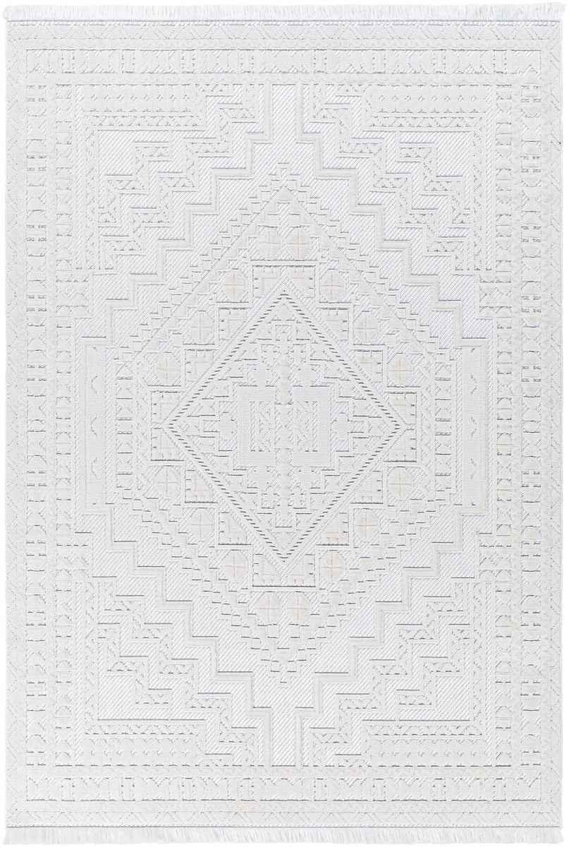 Broadway BWY-2300 9'2" x 12' Machine Woven Rug BWY2300-9212  White Surya