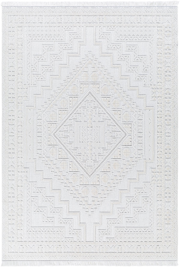 Broadway BWY-2300 9'2" x 12' Machine Woven Rug BWY2300-9212  White Surya