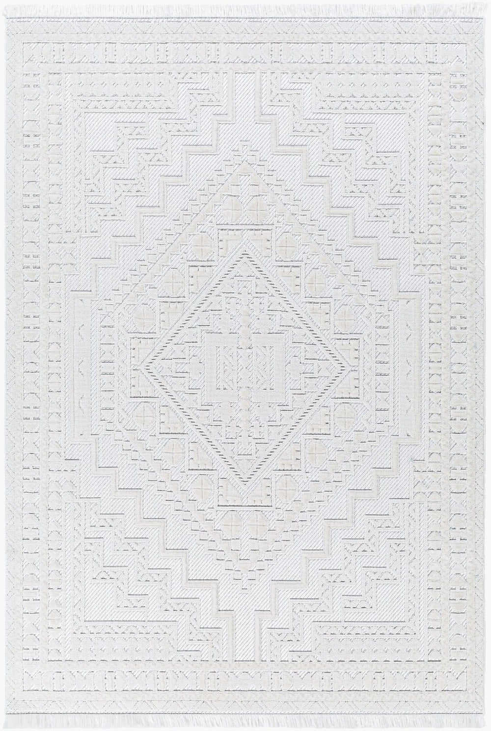 Livabliss Broadway Bohemian Global Area Rug Medium Pile Fringe Polyester Living Room Accent BWY2300-9212