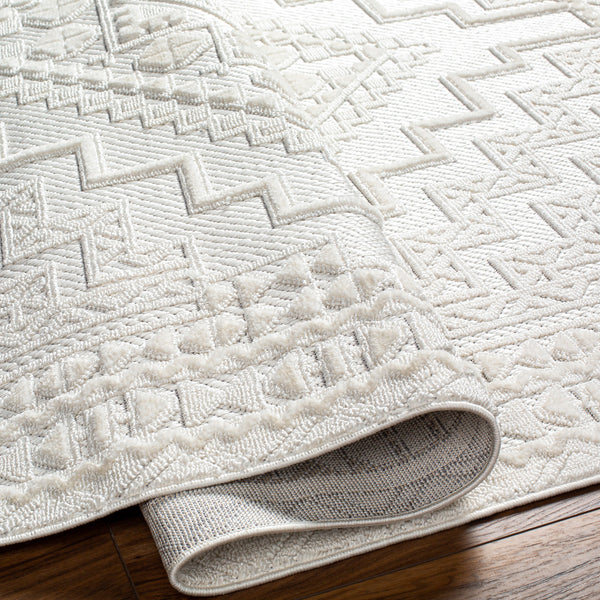 Broadway BWY-2300 9'2" x 12' Machine Woven Rug BWY2300-9212  White Surya