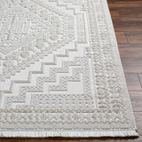 Broadway BWY-2300 9'2" x 12' Machine Woven Rug BWY2300-9212  White Surya