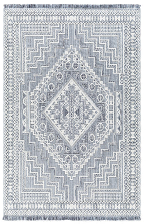 Broadway BWY-2301 9'2" x 12' Machine Woven Rug BWY2301-9212  White, Denim, Ink Blue Surya