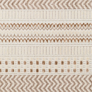 Livabliss Broadway Global Pattern Runner Rug Polyester Pile Turkish Woven Fringe Hallway Accent Tan, Brown 9'2" x 12' BWY2302-9212