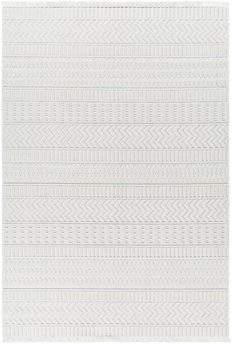 Broadway BWY-2303 9'2" x 12' Machine Woven Rug BWY2303-9212  White Surya