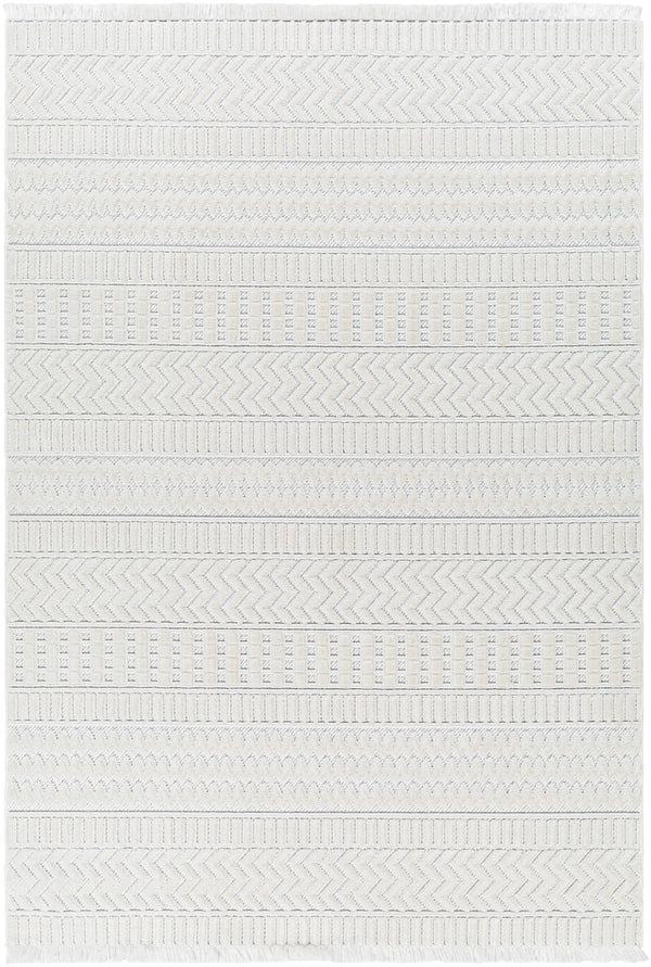 Broadway BWY-2303 9'2" x 12' Machine Woven Rug BWY2303-9212  White Surya