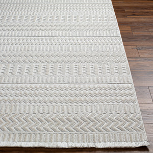 Broadway BWY-2303 9'2" x 12' Machine Woven Rug BWY2303-9212  White Surya