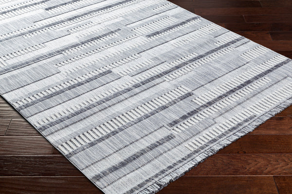 Broadway BWY-2305 9'2" x 12' Machine Woven Rug BWY2305-9212  White, Denim, Ink Blue Surya