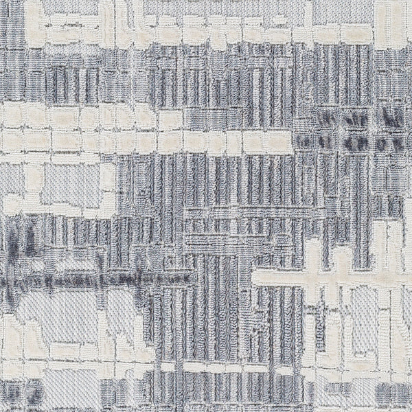 Broadway BWY-2306 9'2" x 12' Machine Woven Rug BWY2306-9212  White, Denim, Ink Blue Surya