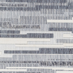 Broadway BWY-2307 9'2" x 12' Machine Woven Rug BWY2307-9212  White, Denim, Ink Blue Surya