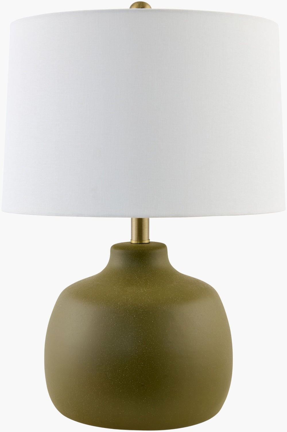 Livabliss Braxton Hand-painted Resin Table Lamp with Linen Shade for Rustic Industrial Decor BXT-001