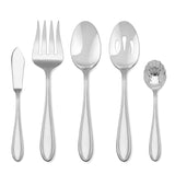 Lenox Hampton Forge Lincoln 46 Piece Set With Caddy Metallic, STAINLESS METAL 267A046HFN