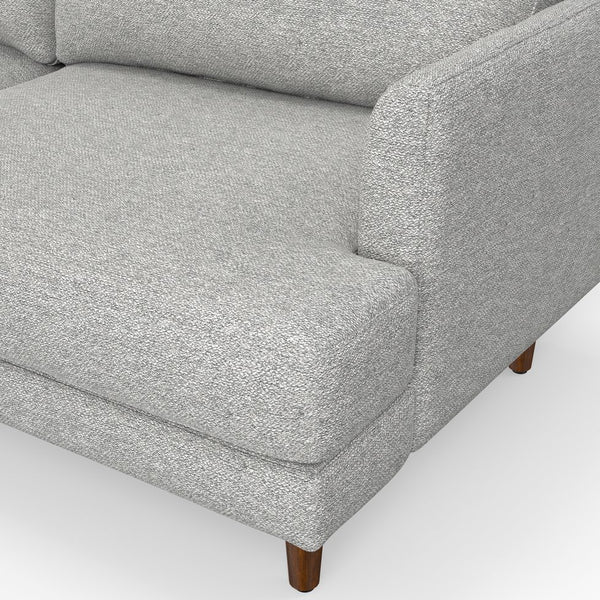 English Elm Livingston 90" Mid-Century Modern Sofa In Mist Grey - Oversized Comfort, Eco-Friendly Design, Seats 3 B136P159962