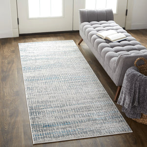 Feizy Rugs Azure Contemporary Abstract Area Rug – Stain & Fade Resistant, Power Loomed For Durability & Style Blue,Gray,Ivory Polyester,Polypropylene Azr3402fblugryi71