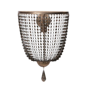 Zelda Beaded Wall Sconce ELH36024 Park Hill