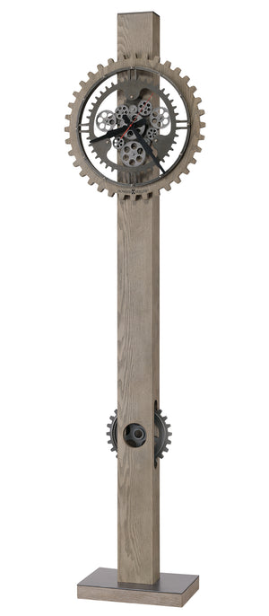 Hekman Furniture 615146 Seaside Gray Floor Clock: Elegant Gear Design With Charcoal Accents & Quartz Movement Seaside Grey Riella Grandfather Clock 615146